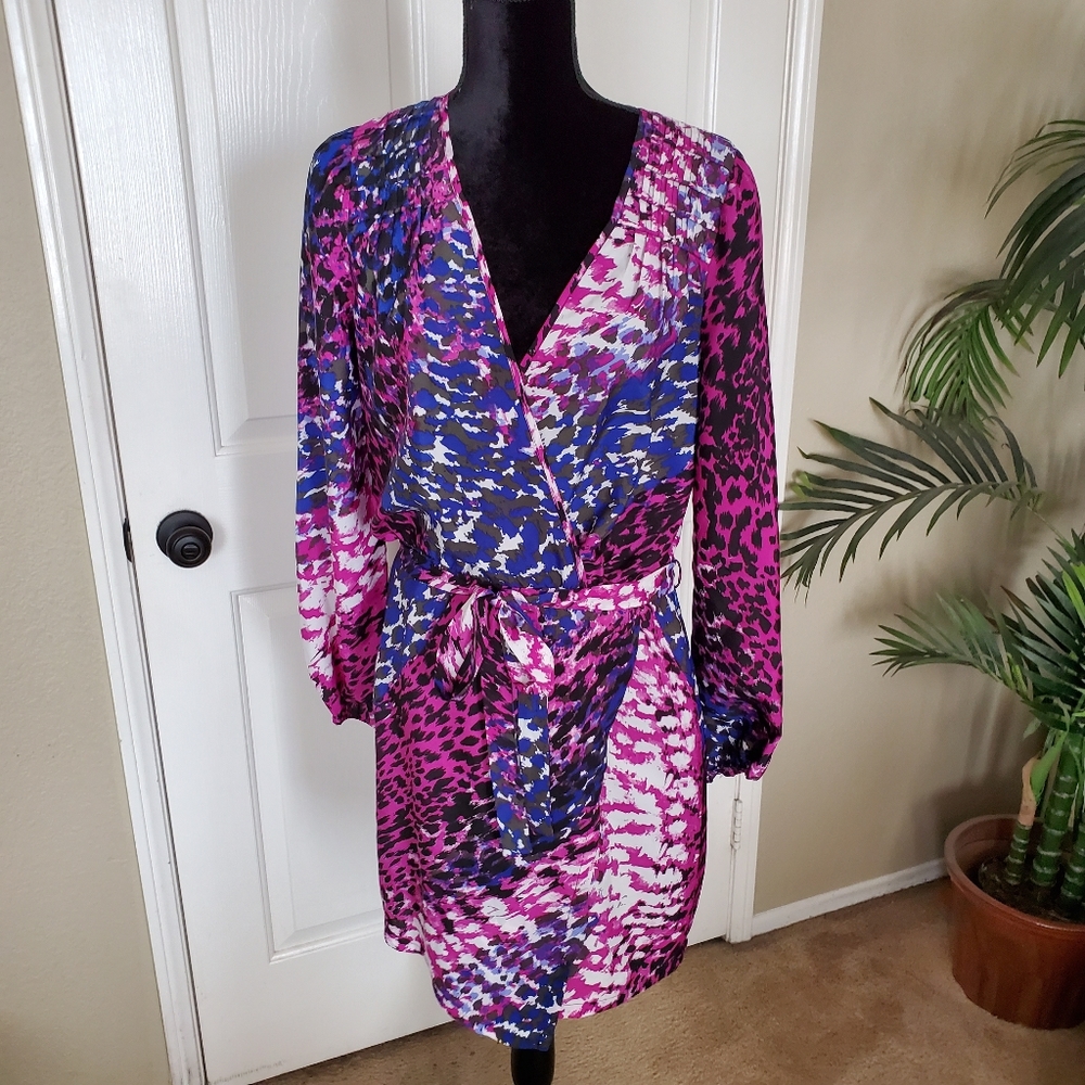 5/48 Saks & Company Multi Print Dress  M